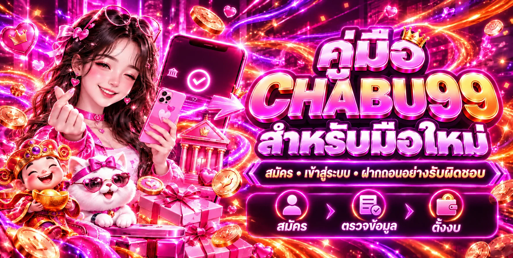 CHABU99 คู่มือสมัคร เข้าสู่ระบบ และฝากถอน